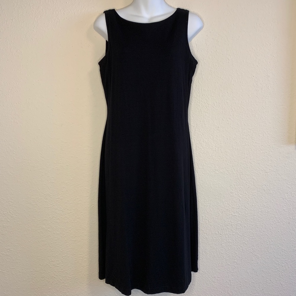 J. Jill Stretch Black Shift Dress size XS